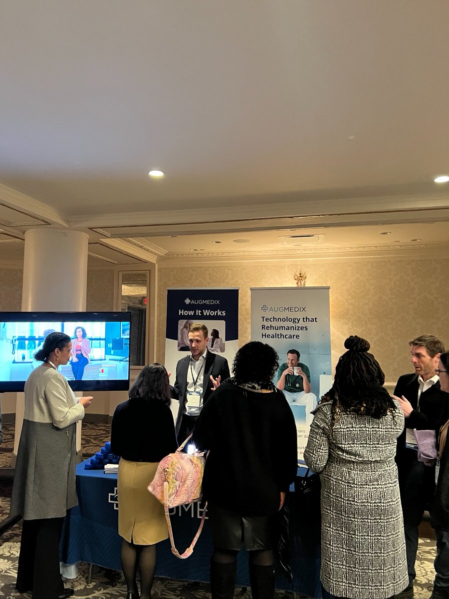 augmedix's tweet photo. Visit our booth at @HCInnovationGRP's Mid-Atlantic Innovation Summit and see how Augmedix can reduce your time in the #EHR, and give you back more time with your patients: https://t.co/AjszxNX3Bj
#RehumanizingHealthcare https://t.co/fZ0AI9StYD