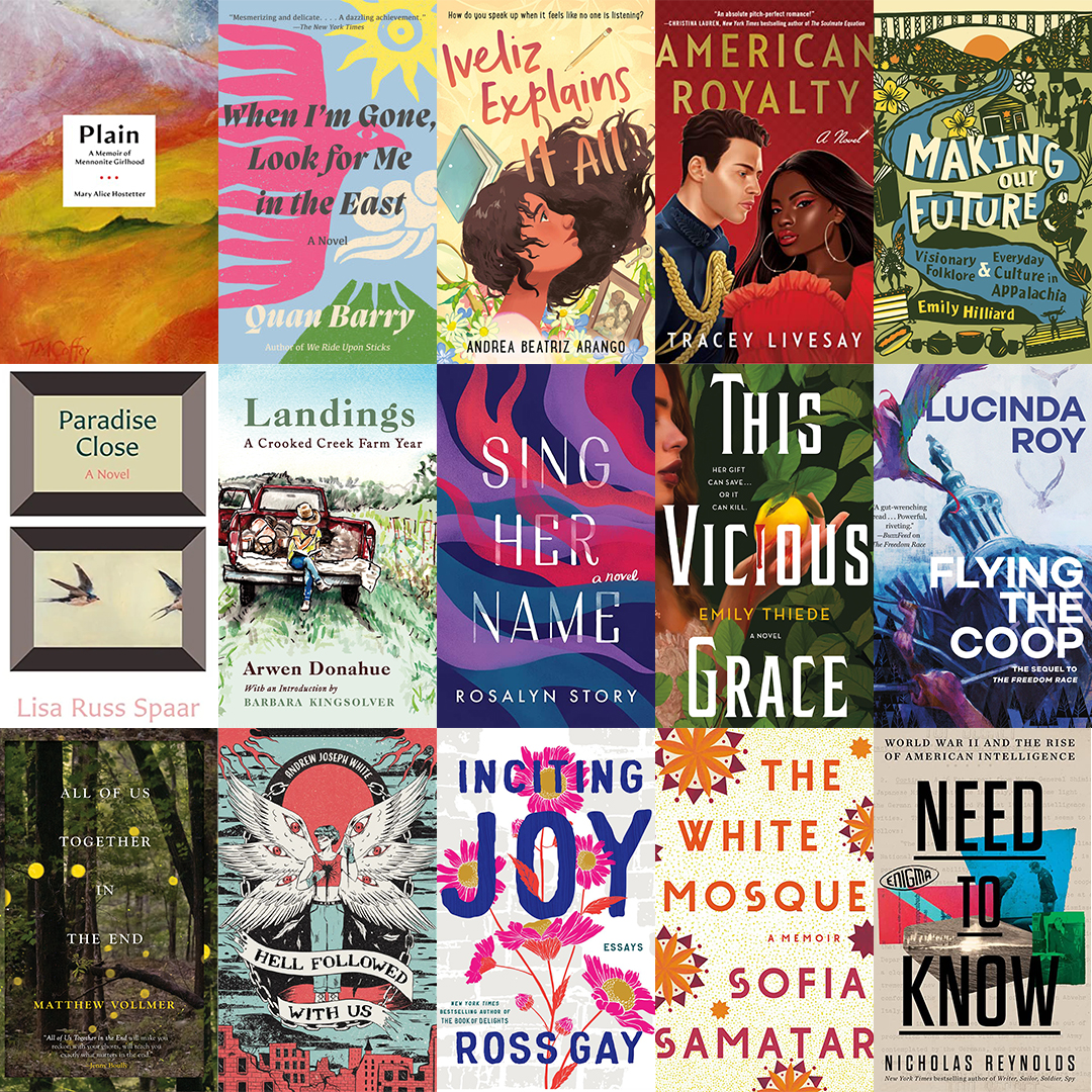VAHumanities's tweet photo. Can you believe our 2023 @VABookFest is just six weeks away? 😱

In case you missed it, we've already announced a handful of panels, authors, and books—including those pictured—on our Festival channels. Catch up with the latest news: https://t.co/lHTlmUDXEC https://t.co/goGZ6NsAx3