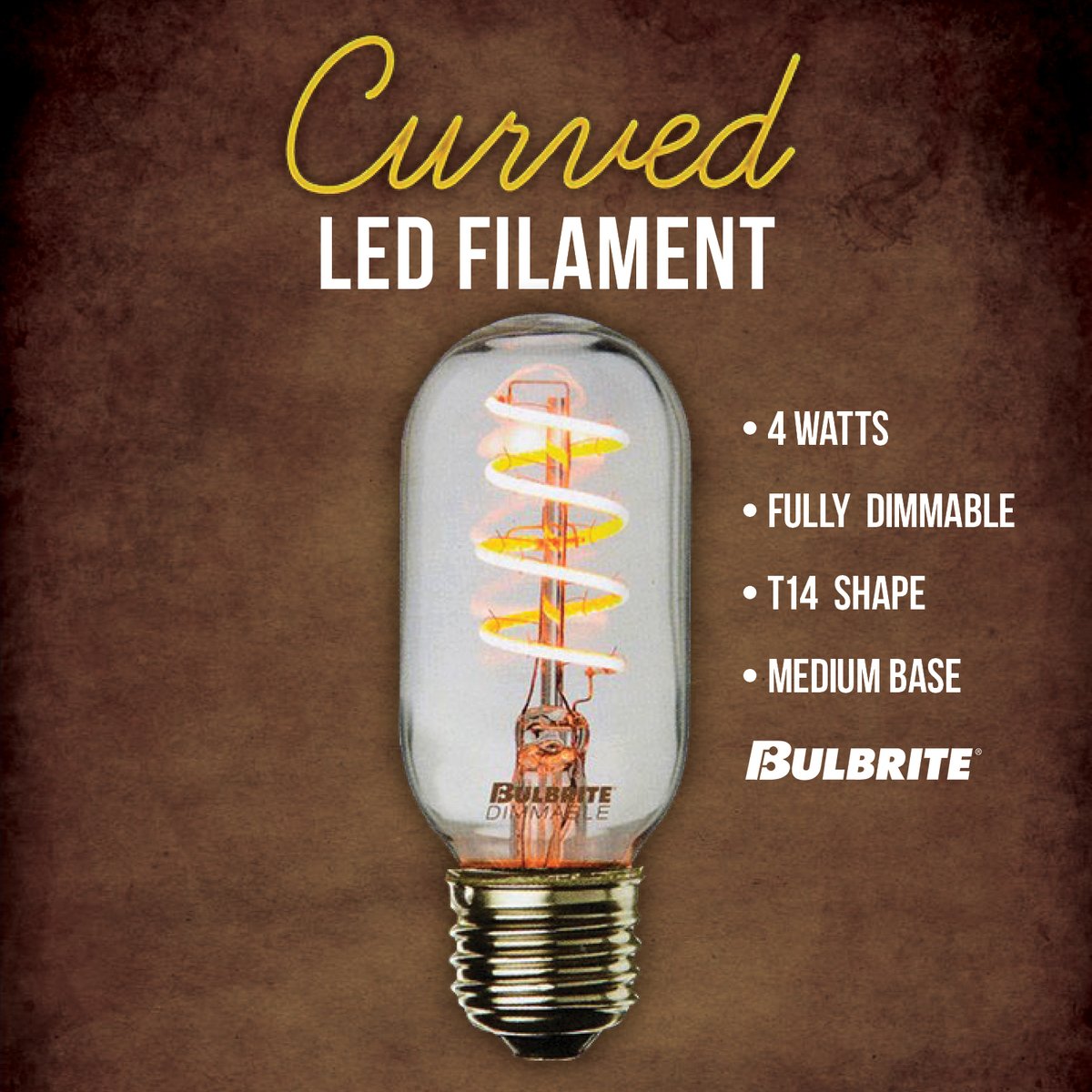 LightingSupply1's tweet image. This Bulbrite vintage-inspired curved filament LED bulb mimics nostalgic incandescent bulbs, gives off a warm glow and lasts for 15,000 hours. #ledlights #ledfilament #bulbrite #lightingsupply

mailchi.mp/lightingsupply…