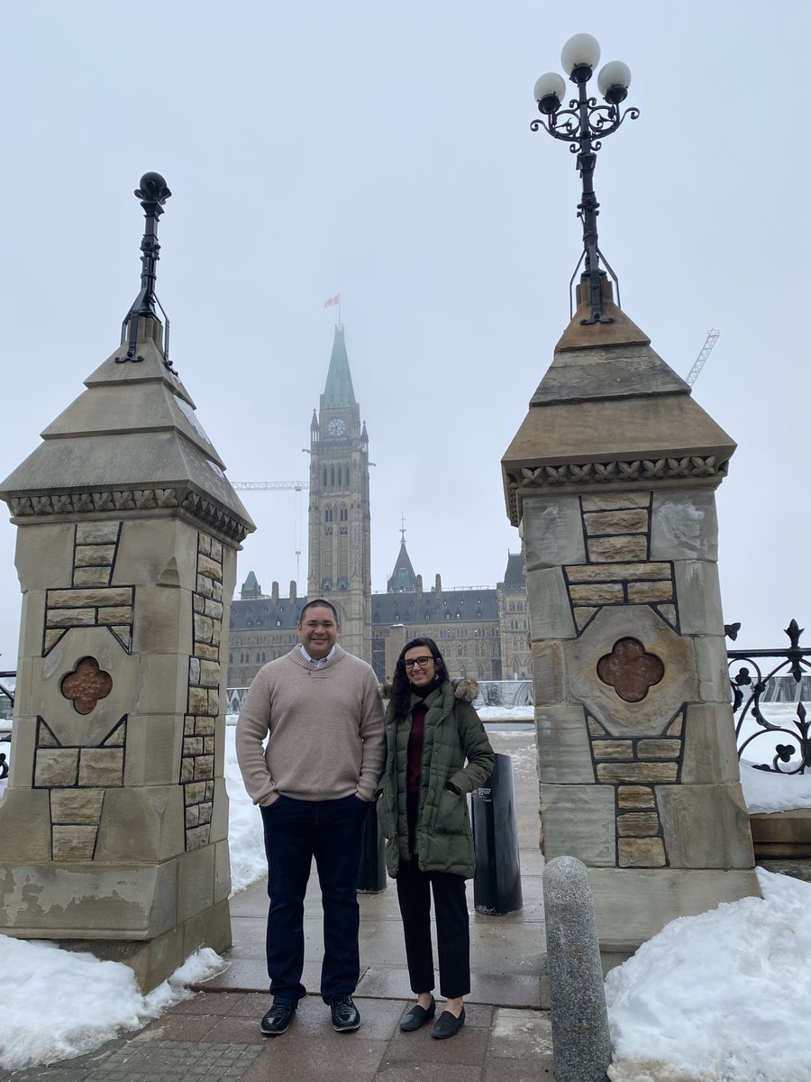 CMA_Docs's tweet photo. Today on Parliament Hill, @AlikaMD and CMA Patient Voice member Sonia Kumar-Seguin are engaging in discussions with leaders to urge for immediate action that prioritizes the health and wellbeing of patients and providers. #cdnpoli https://t.co/fUwjuzhs6c