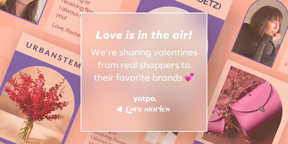 It’s almost V-Day! To celebrate, we’re sharing valentines from real shoppers to their favorite brands 💕 Fall in love with them: bit.ly/3jEBhUZ

#yotpo #lovestories #valentines