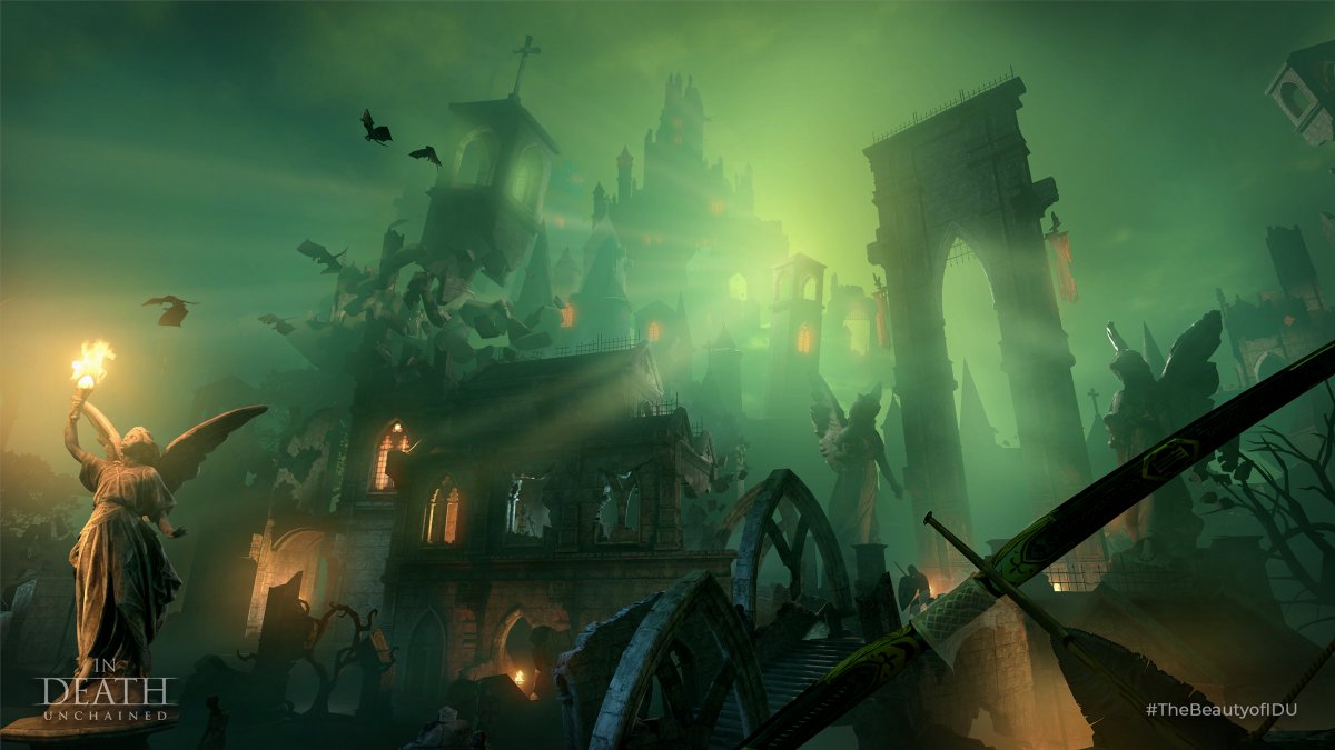 SuperbrightVR's tweet image. Another Thursday, another shot of #TheBeautyofIDU ! Thank you for your enthusiasm and remember to tune in every week for a new beautiful pic! #VR #InDeathUnchained