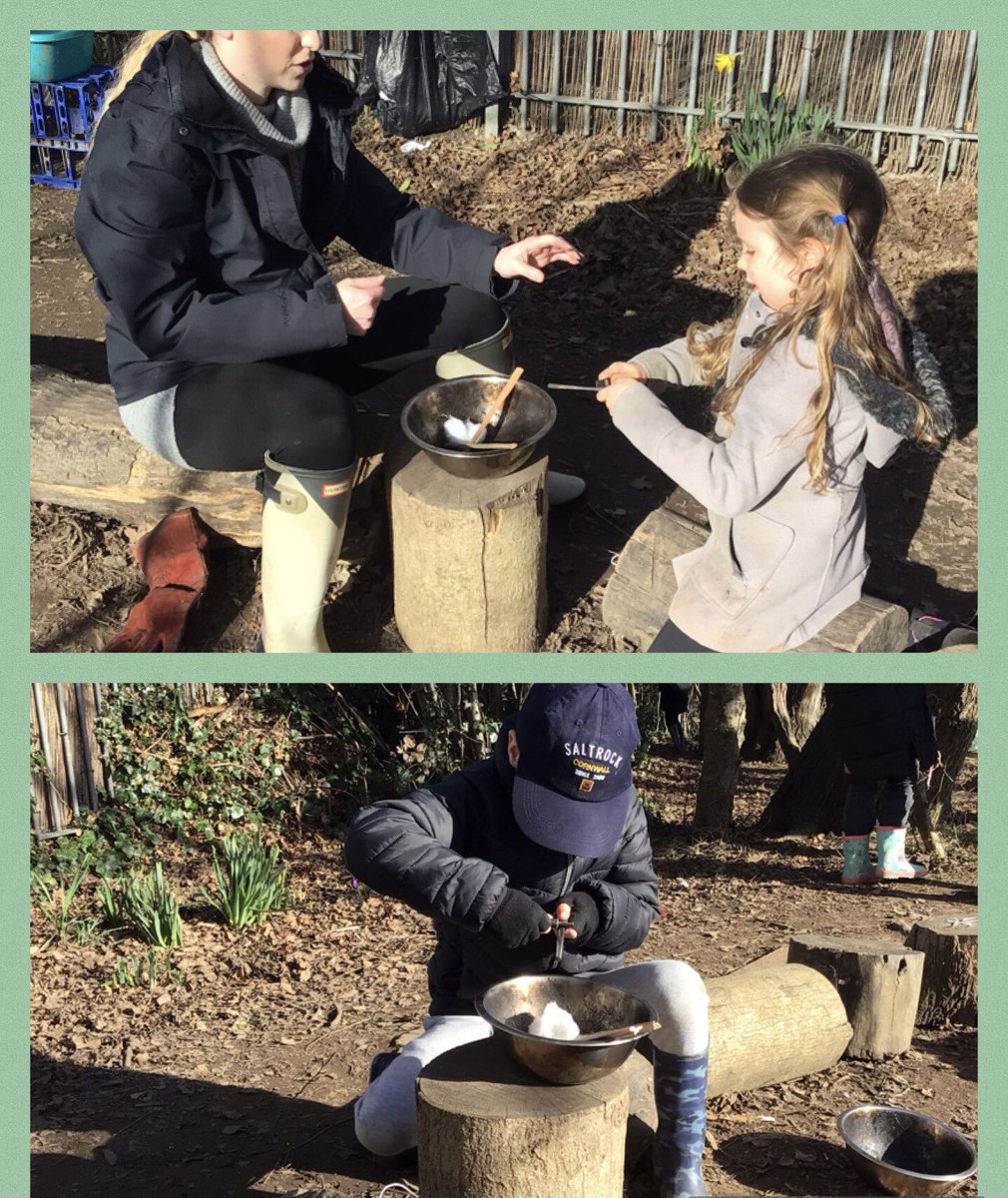 ysgolyddraig's tweet photo. #YYDRheidol enjoyed the afternoon in forest school, wool plaiting with a friend, creating heart wands out of willow and wool then lighting fires with a flint and steel. 
Diolch @walkinthewild1 #YYDForestschool #YYDWellbeing https://t.co/0vxc7ud76D