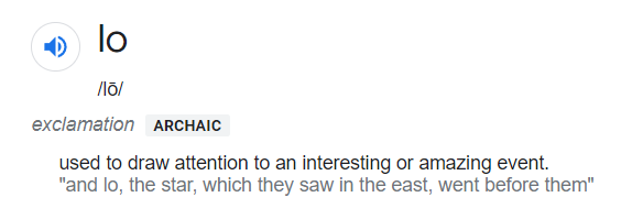 Petition to change all instances of lo in the Messiah to lol