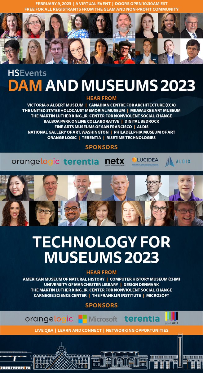 henrystewartdam's tweet photo. The virtual doors are now open for #DAMandMuseums and #TechnologyforMuseums. We are so excited to welcome a global audience of DAM and GLAM professionals for a day of networking and learning. Take a look around the exhibitions ahead of the welcome at 11:00AM EST! https://t.co/oiZfLcTUQf