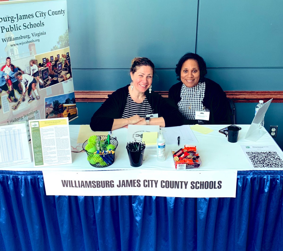 AnnaThomas757's tweet photo. At the Hampton University Spring 2023 Career &amp; Internship Fair today? We’d love to meet you! @_HamptonU @WJCCSchools @wjcchr https://t.co/qzSSDS3XcM
