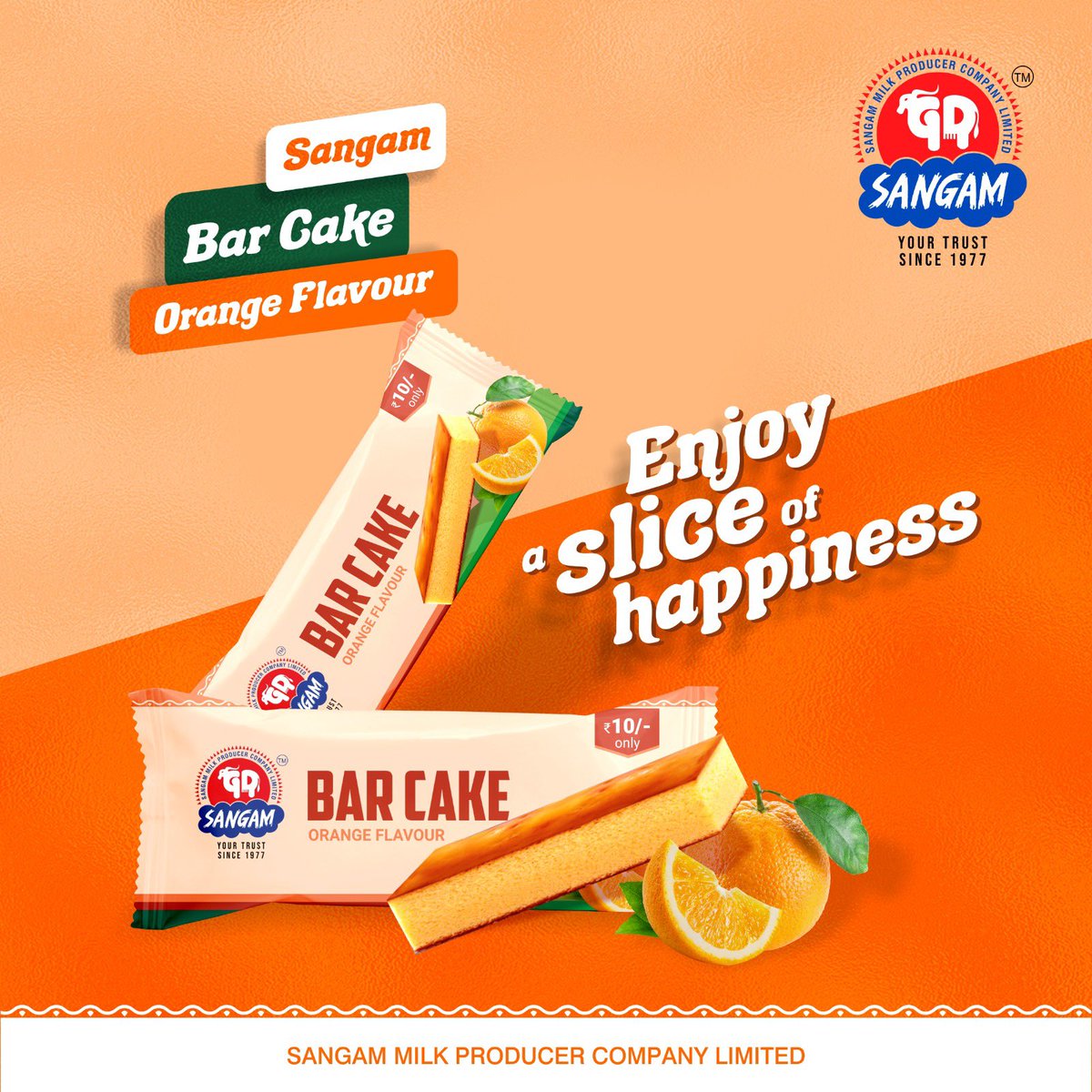 sangamdairyap's tweet photo. Enjoy a slice of happiness !!
#BarCake #OrangeBarCake #SangamDairy https://t.co/xMYu0pa8cc