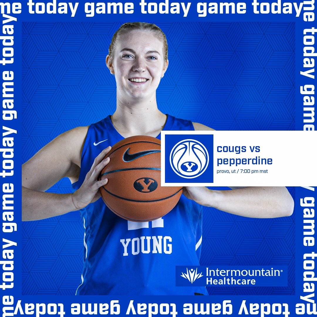 byuwbb's tweet image. gameday in the marriott center 💪