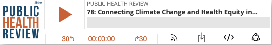 ASTHO's Public Health Reviews Podcast ep Connecting Climate Change and Health Equity...featuring WA DOH guests. astho.org/communications…