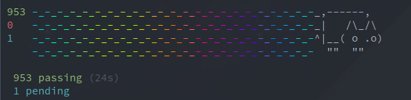 paulodiovani's tweet image. I never get tired of mocha nyan reporter. 😸

#development #test #unittest