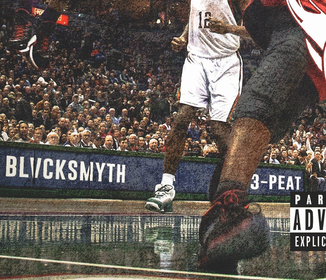 __Avra's tweet photo. All the LBJ hype reminded me of one of my favourite photoshop edits I did for an artist's cover artwork. This was tight 🔥 https://t.co/ya40yTGwVP