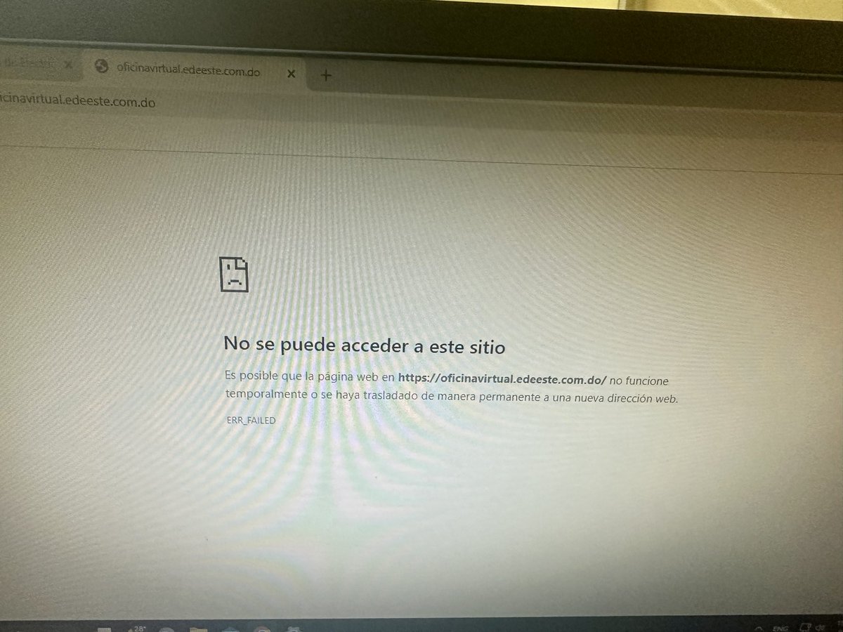 Aparte del pésimo servicio de <a href="/EdeesteRD/">Edeeste Dominicana</a> ahora resulta que no se puede entrar a la página a pagar, así como también hace tiempo eliminaron la consulta de consumo diario… que gestión!! <a href="/luisabinader/">Luis Abinader</a> <a href="/SIEGOBRD/">Superintendencia de Electricidad</a> <a href="/ListinDiario/">LISTÍN DIARIO</a>