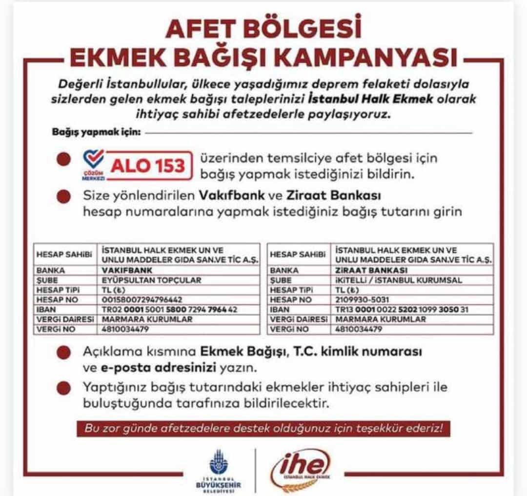 KadikoyKD's tweet photo. İBB'nin ekmek bağış kampanyası! https://t.co/zUwhgH9Oug