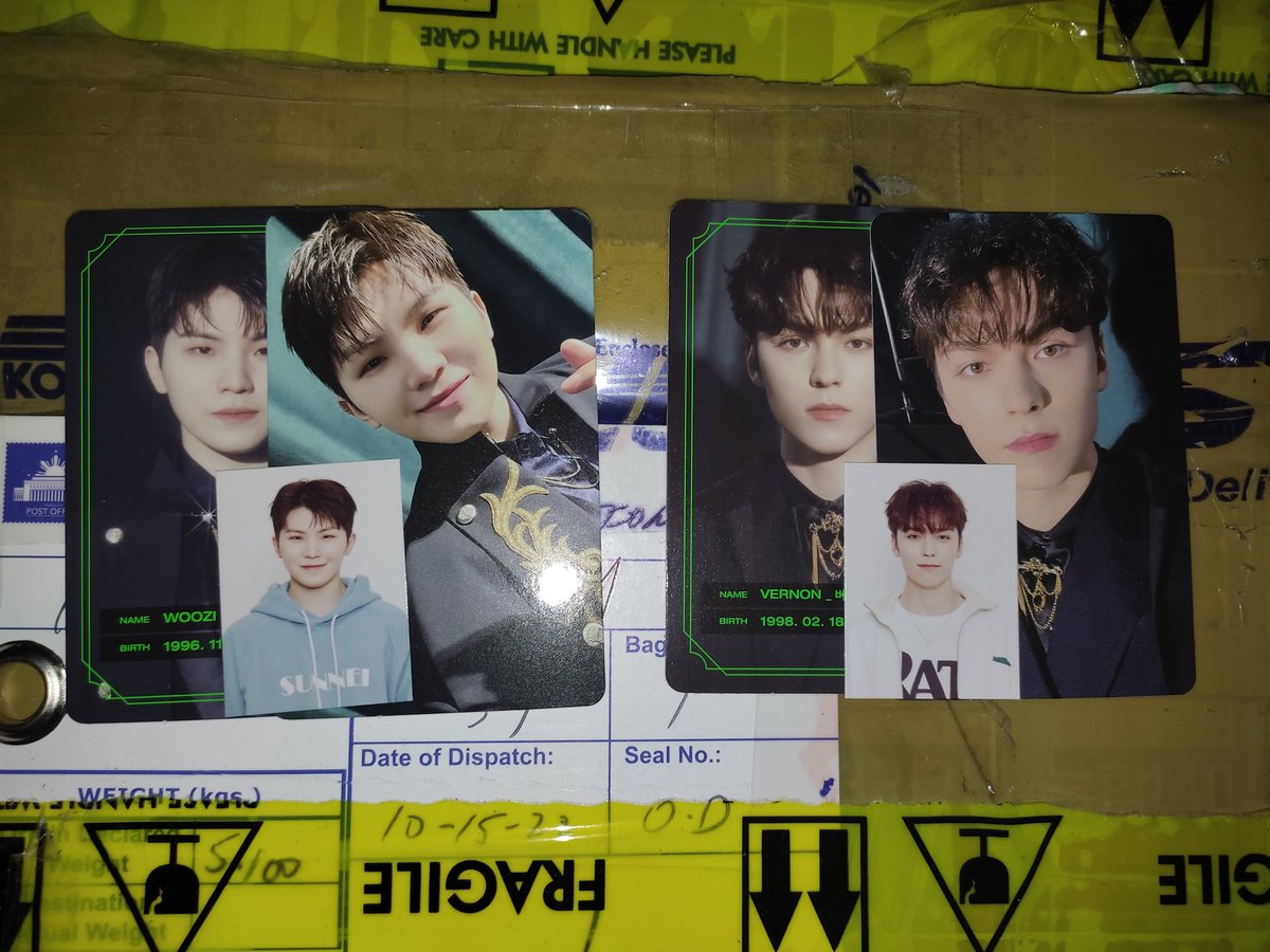 swithcart's tweet photo. wts lfb ph 

seventeen 7th gen carat membership kit (gam3bo1) member sets ( woozi &amp; vernon ) - ₱150/member + pf (₱15) &amp; lsf

• onhand
• bought feta &amp; yd hence the price
• not for sensi
• payo / 3 days reservation
• mod: sco lbc ggx
• mop: gcash

reply or dm me to claim! https://t.co/Oey7Br3lBT