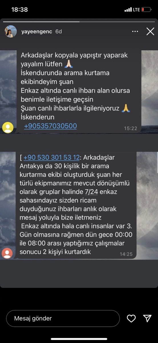Miray0124's tweet photo. #depremsondakika #hatayafad #HATAYDEPREMİ #hataydeprem @HatayValiligi #hatay #HATAYYARDIMBEKLİYOR #hatayiskenderun #hatayantakya #hataydeprem #HatayinSesiniDuyun #arsuzdeprem #iskenderundeprem https://t.co/EuQu8eCHJY