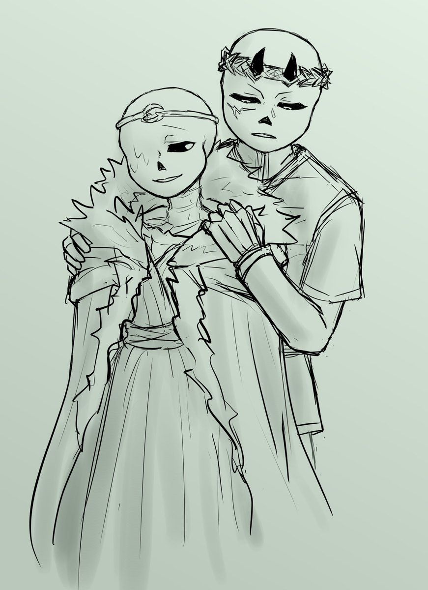 Thinking about… Esino’s royalty-au Nightmare 👉👈