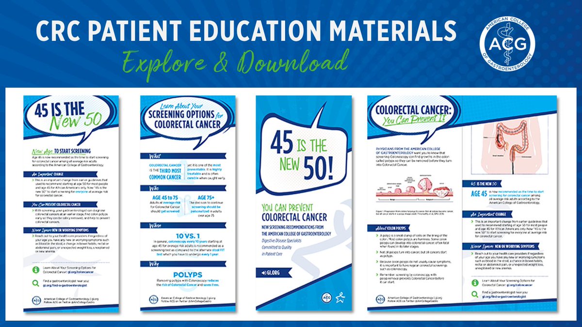 Get Ready! March is #ColorectalCancerAwarenessMonth. ACG has educational resources & a community education toolkit. Make your plans--explore the infographics, social media banners & awareness tools. ➡️Explore ➡️Download ➡️Print & Share ⭐bit.ly/CRC-Toolkit @ibdtweets