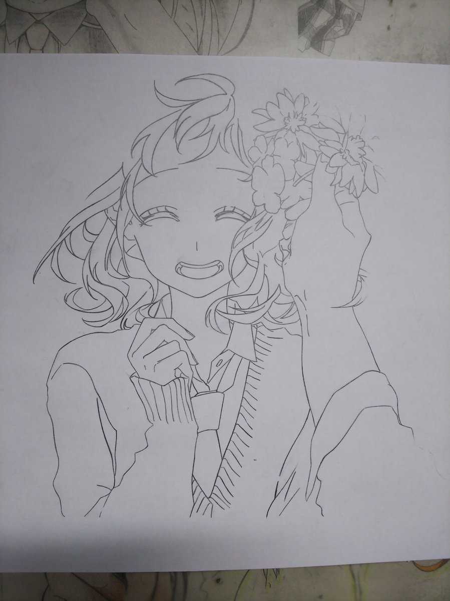 「色鉛筆時代模写 」|あもーねのイラスト
