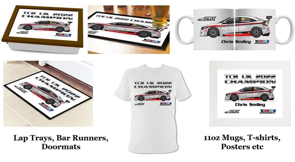 Convenient Link 👉 btccblueprints.co.uk/all-tcruk Here's our 1st TCR UK merchandise, depicting Chris Smiley's 2022 Championship winning Honda. We'd also like to thank "those at the top table" for their support &amp; permission to use the official logo on our products.