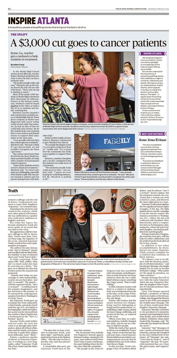 Read the <a href="/ajc/">Atlanta Journal-Constitution</a>'s #blackhistorymonth series on Black Resistance:
Recapping Day 8: Sojourner Truth &amp; the power of names.
“The idea that we have a heroine in Sojourner Truth? Yeah that’s right.”
By <a href="/boemerson/">Bo Emerson</a>, f/ <a href="/sojournerruth/">Sojourner Marable Grimmett</a> &amp; <a href="/PainterNell/">Nell Painter</a> 
<a href="/ASALH/">ASALH</a>
PLS RT 
ajc.com/news/atlanta-b…