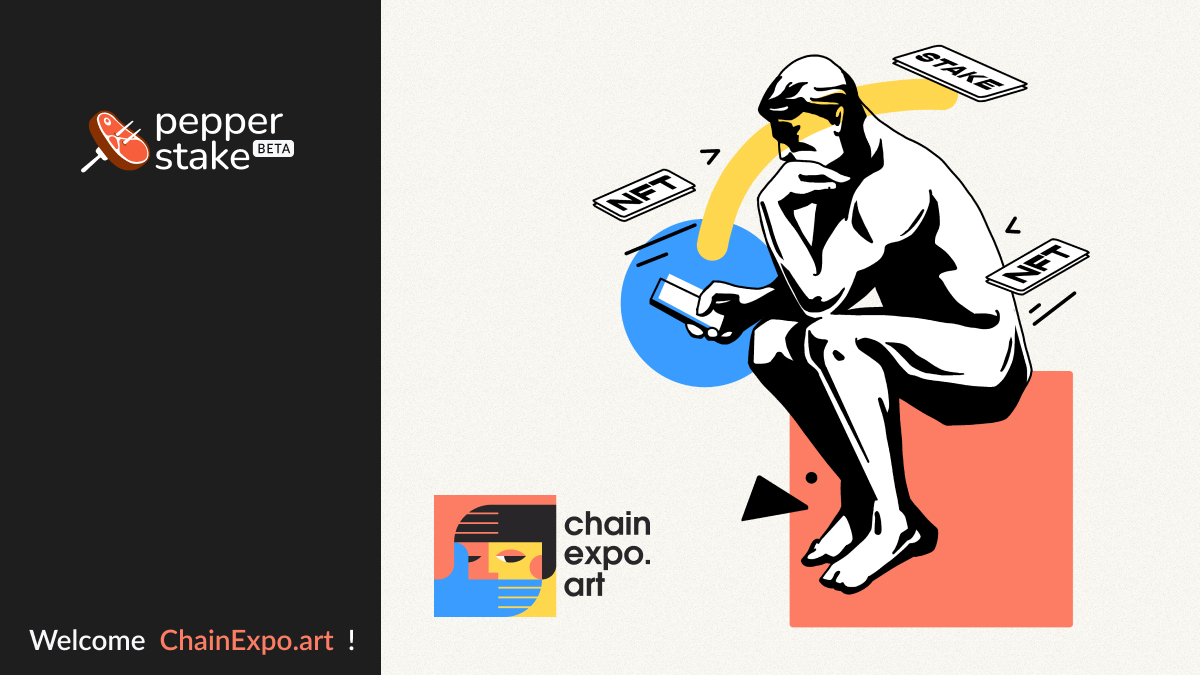 DevWecan's tweet image. 🥩Pepper Stake welcomes aboard an awesome fine art project 🖼️ChainExpo.art 👍
Stake NFTs you are not using and get rewarded in ARTs!
More collections will continue to be added gradually. 
Mining starts on February 14.  @WAX_io #wax @chainexpoart #nfts #NFTArts