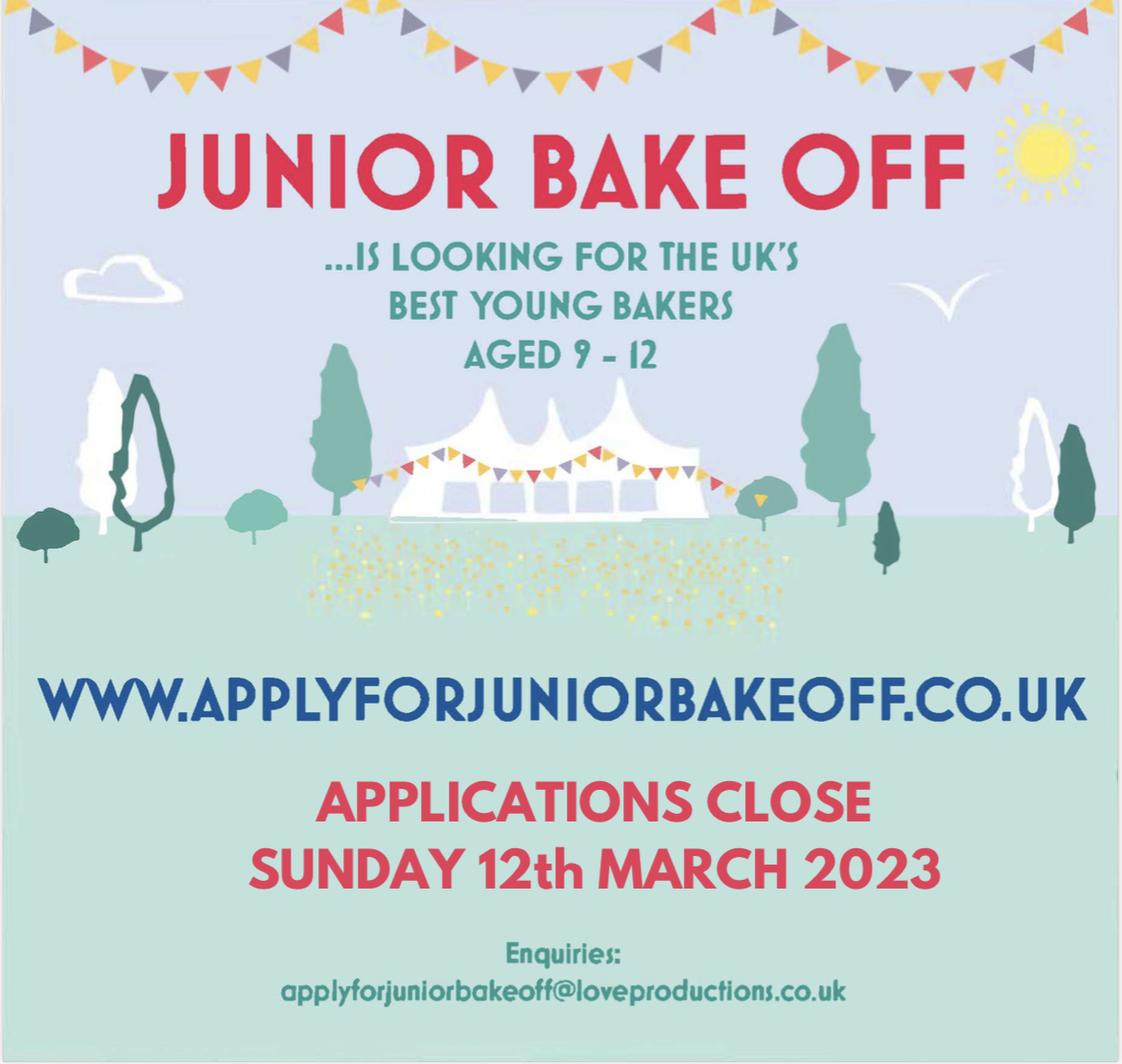 Do we have any bakers out there? #opportunities #juniorbakeoff @FocusTrust1