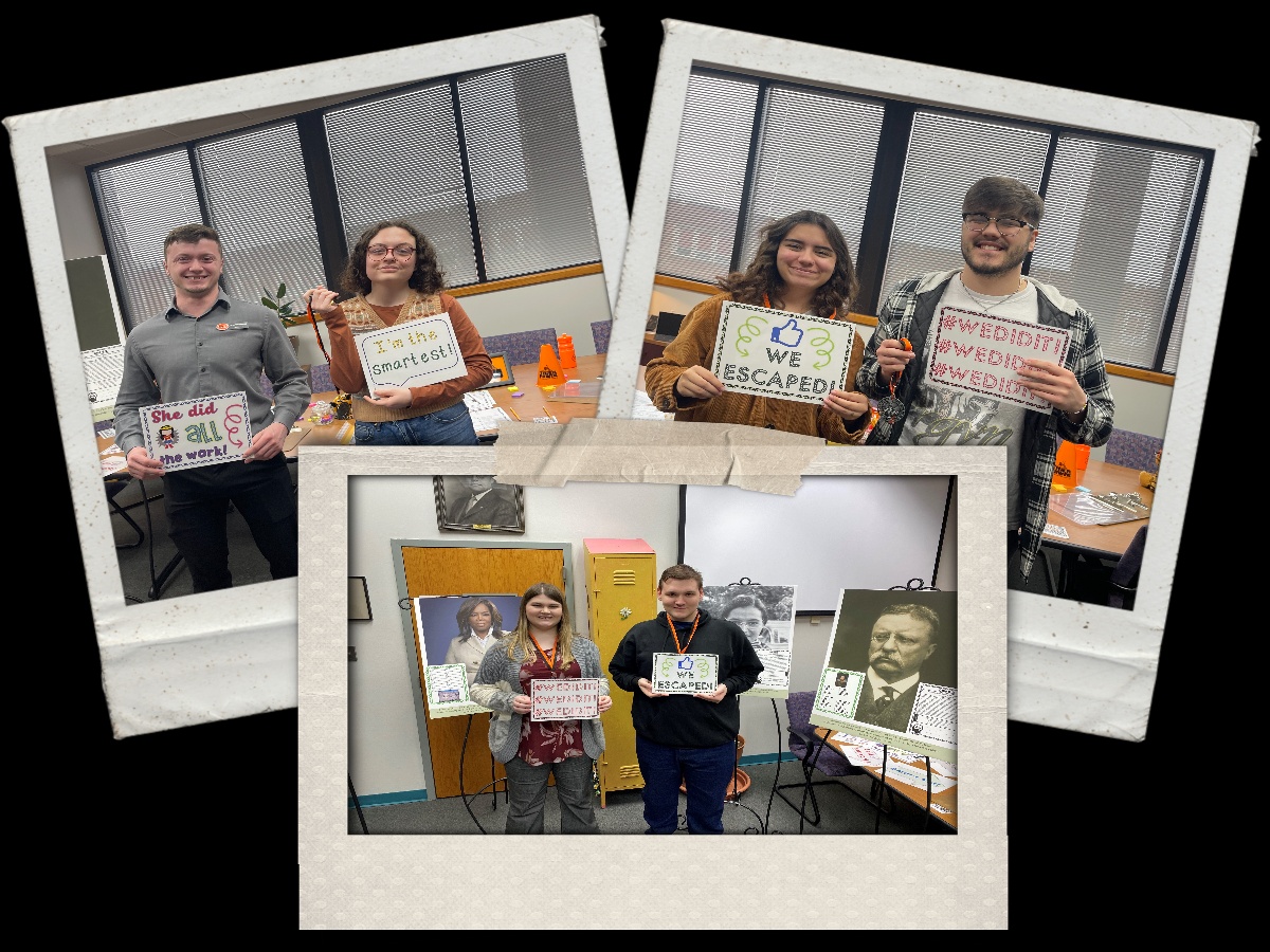 ecoklibrary's tweet photo. Shout out to those who came and solved the mission: Growth Mindset Escape Room 2023! 🐯⭐️🥇#GrowthMindsetEscapeRoom2023 #ECOKLibrary #ECUTigers https://t.co/2j7VZGjekl