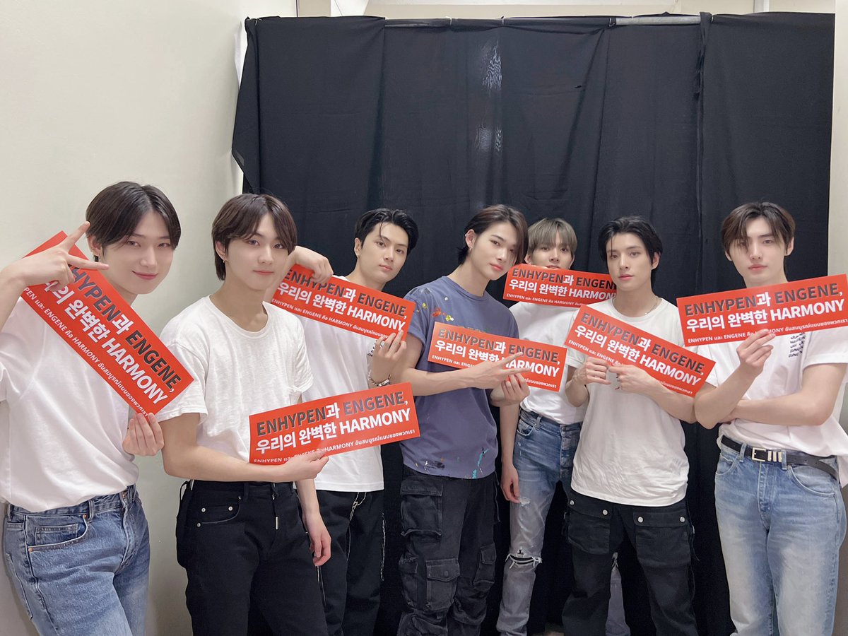 Heeseungm's tweet photo. On the second day of our Manifesto in Bangkok, we are overwhelmed with gratitude for the outpouring of support from our beloved ENGENEs. We poured our hearts and souls into every performance, so hope you enjoyed the stage. Thank you, thank you, thank you, Bangkok! https://t.co/PRNCh6SiJL