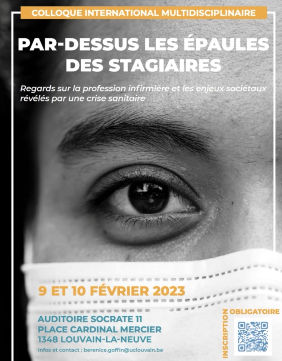Le Laboratoire d’anthropologie prospective (LAAP) de l’UCLouvain organise un colloque international et multidisciplinaire centré sur les questions et les enjeux sociétaux que soulèvent les vécus des étudiantes infirmières et des étudiants infirmiers durant leurs stages.