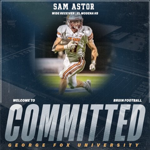 astor_sam's tweet image. Next chapter ✍️ @GFUFootball @elmodenafb @Rudy_Hughes21 @emfb_mitchell