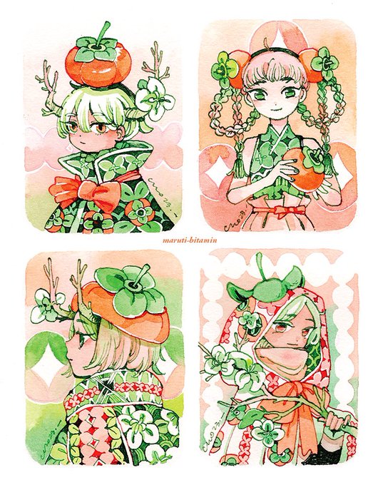 fresh persimmons 🌱 