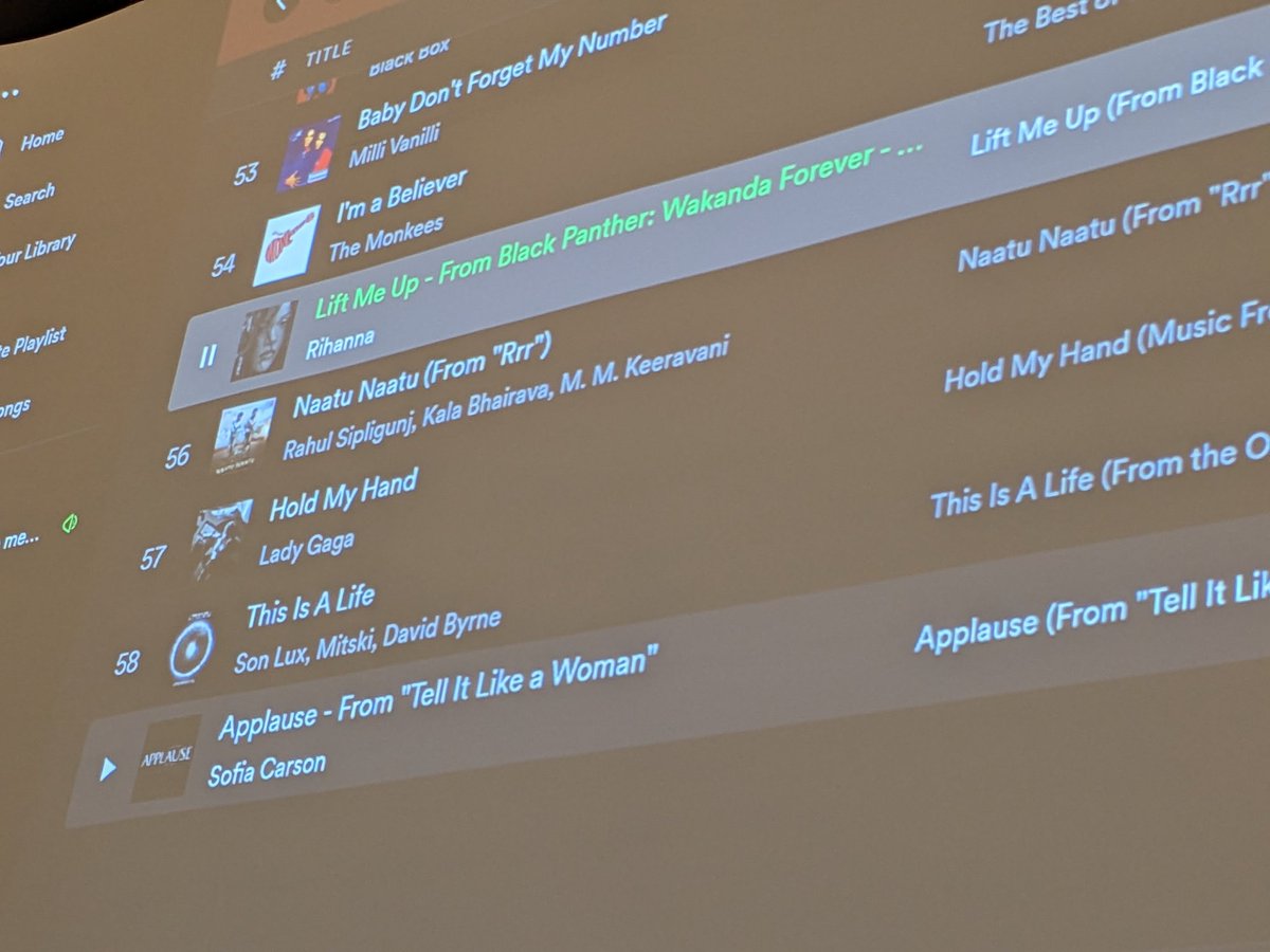 DirectorCarey's tweet photo. We're talking about film in #MAS201 this week. Tuesday's tunes related to film itself. Today's are this year's #Oscars nominees for Best Song. https://t.co/UaLqUHJDdZ