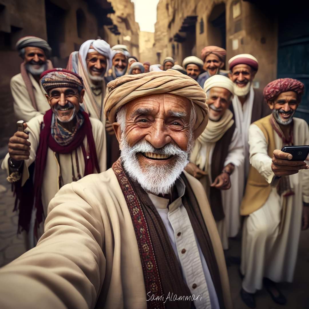 SuaadS's tweet photo. A wonderful picture of the elderly in Yemen ❤ https://t.co/nD9naNzZiG