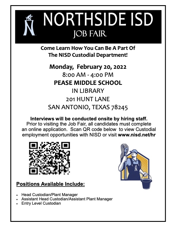 Northside ISD on Twitter "The Northside ISD Custodial Department is