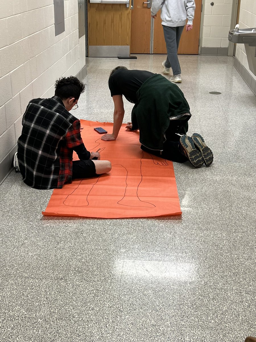 Ray Riley (@hhmrrileype) on Twitter photo Today in advanced health we are attempting to recreate our skeletons. In pairs one person is the model to be traced then together they need to fill in the skeleton with the bones we are learning about. Tomorrow I will reveal their work 💀💀 <a href="/CBSDhpe/">Central Bucks Health & PE</a> <a href="/east_cb/">CB East High School</a> Today in advanced health we are attempting to recreate our skeletons. In pairs one person is the model to be traced then together they need to fill in the skeleton with the bones we are learning about. Tomorrow I will reveal their work 💀💀 <a href="/CBSDhpe/">Central Bucks Health & PE</a> <a href="/east_cb/">CB East High School</a>