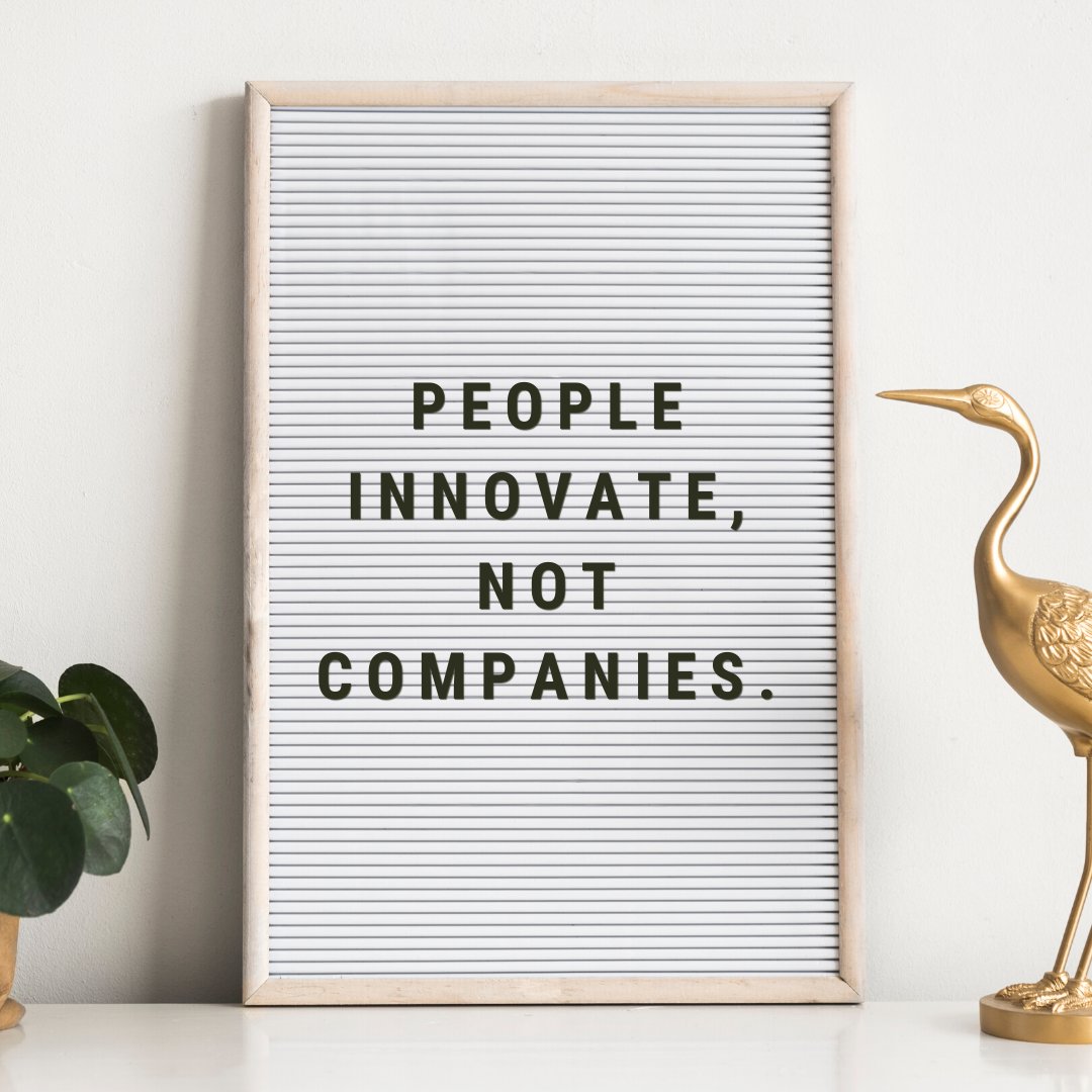 Differly's tweet image. No organization ever created an innovation. People innovate, not companies.” — Seth Godin

#innovation #organizations #associations #SethGodin