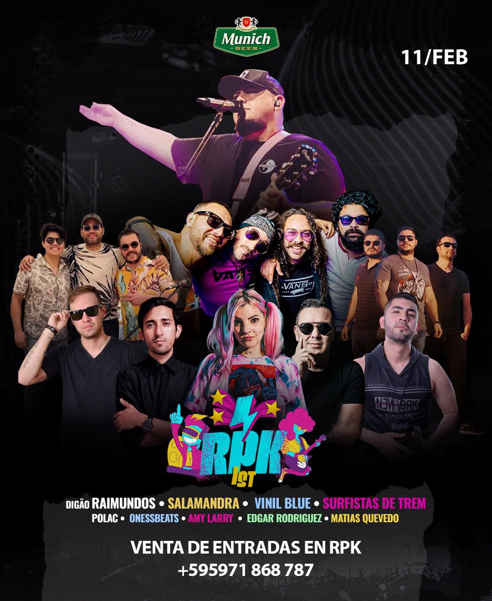 Contentos de poder celebrar con ustedes nuestro Primer Aniversario con artistas de Primer Nivel! Nos vemos ese sábado 🤩🔥

#TuIndustriaDiferente