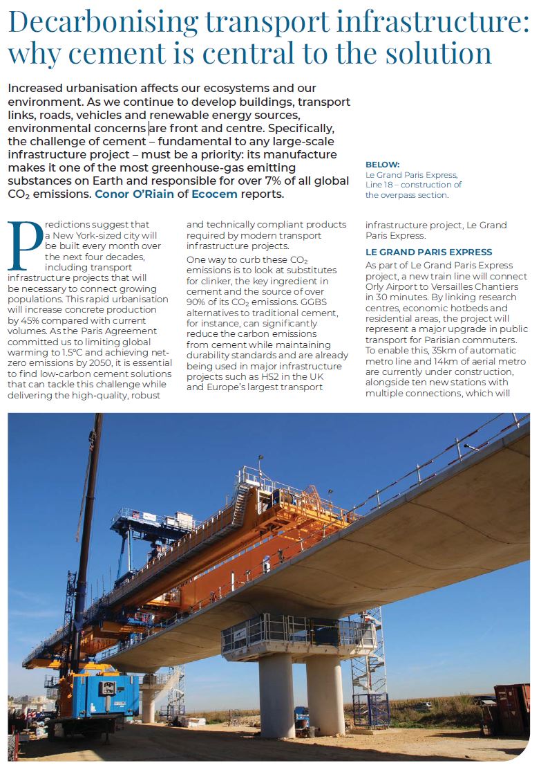 Ecocem's tweet photo. Next stop #Decarbonisation 🚉

Le Grand Paris Express is one of Europe's largest transport infrastructure projects and our materials are being used to create a #LowCarbon transport system and future for Paris. 

Check us out in the latest issue of @ukConcrete https://t.co/x37yCsaGTN