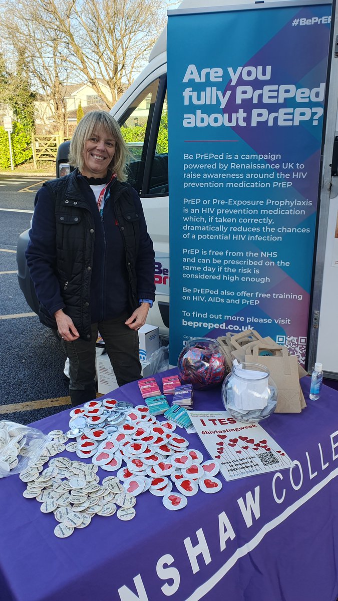 RunshawCollege's tweet photo. This week it's #HIVTestingWeek
Patricia, the βLittle Sexy Busβ came to college today.
They gave information about the PrEP pill and general sexual health.
Read more:
https://t.co/1paehb4B80
@BePreped_Lancs #bepreped https://t.co/U82Exs3oO7