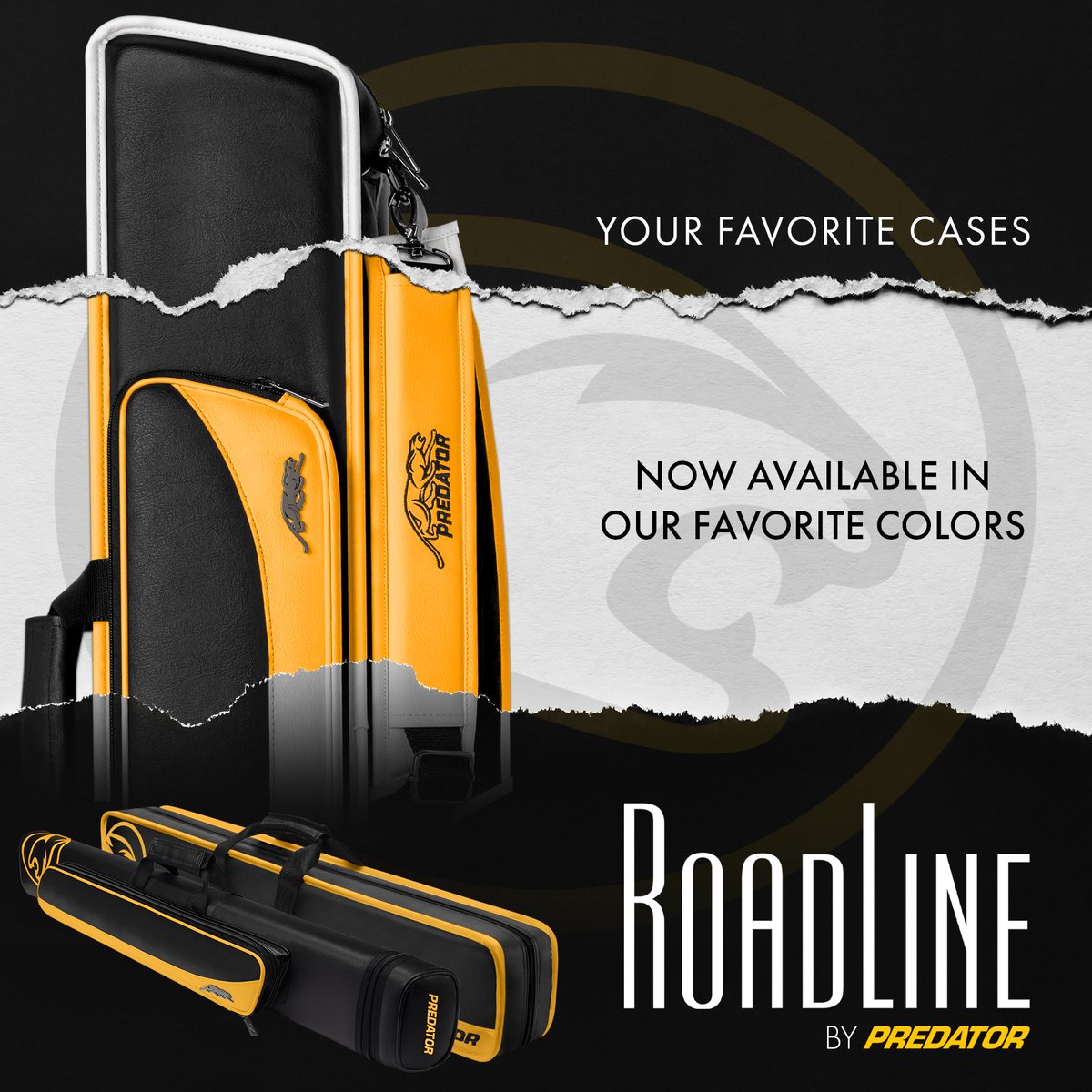 PredatorCues's tweet image. Available in our favorite colors, look like a pro with our Roadline Black &amp;amp; Yellow Case. 🖤💛
Ready to hit the road?: predatorcues.me/3YVhPlV
#LikeAPro #BlackAndYellow #PoolCueCase #PredatorCues