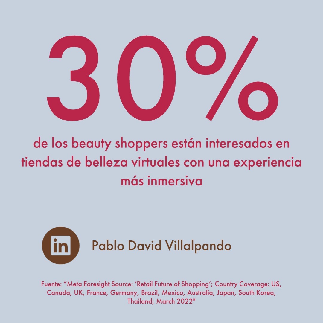 Los #eShoppers de #belleza ya están interesados en las tiendas virtuales. 

Un ejemplo son las Instagram Shopping con una experiencia mucho más inmersiva, nuevos límites creativos, un acceso más fácil a la información y una mayor conectividad que impulsan emociones de inmediatez.