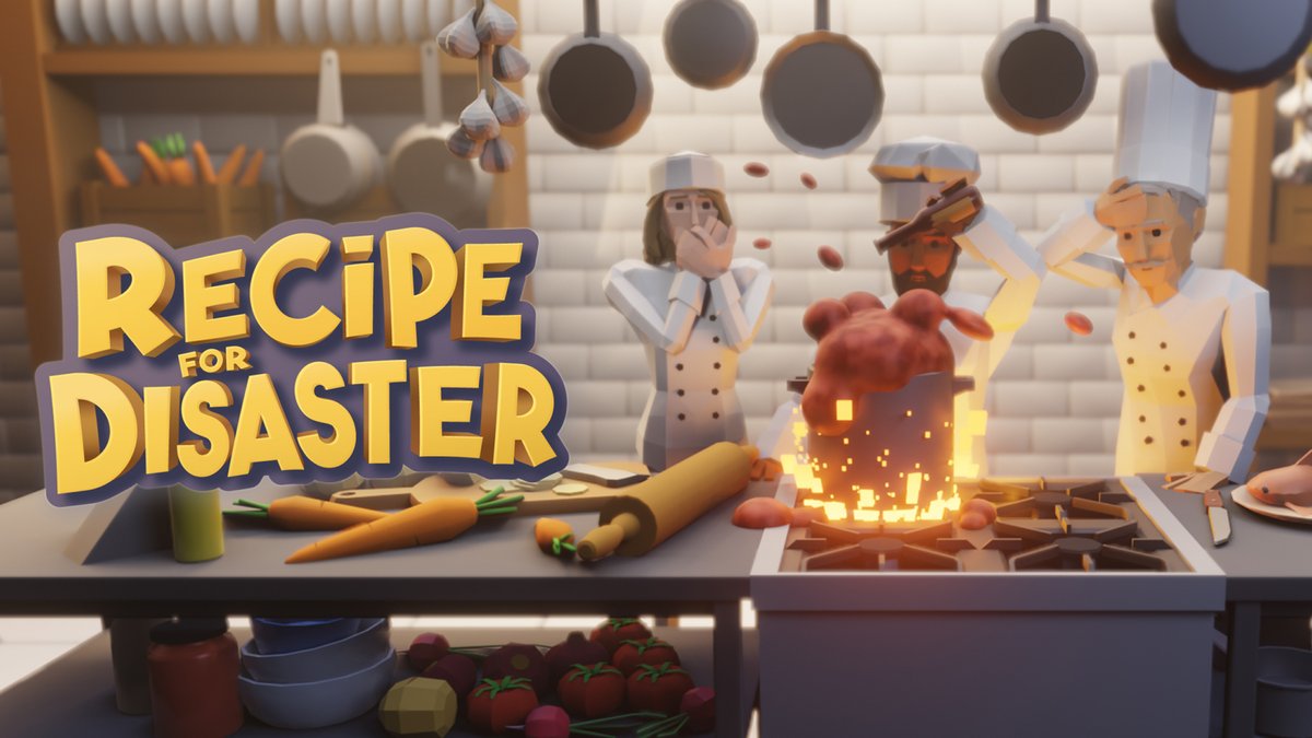 EpicGames's tweet photo. Cheffin' up some drama this week🍴❗❗

Head to the Store to grab Recipe for Disaster for FREE! 
https://t.co/HtftoaoJlW https://t.co/Pl79aLLpI5