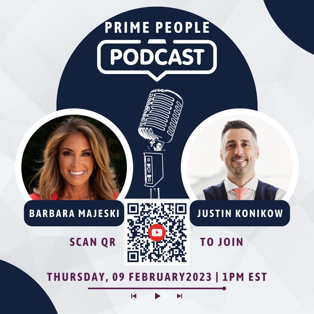 Discovering Your Best Life featuring Barbara Majeski I PRIME People Podcast with Justin Konikow <a href="/the_majeski/">Barbara Majeski__</a>

Catch it today at 1Pm EST!
youtube.com/live/XkxSikbZA…