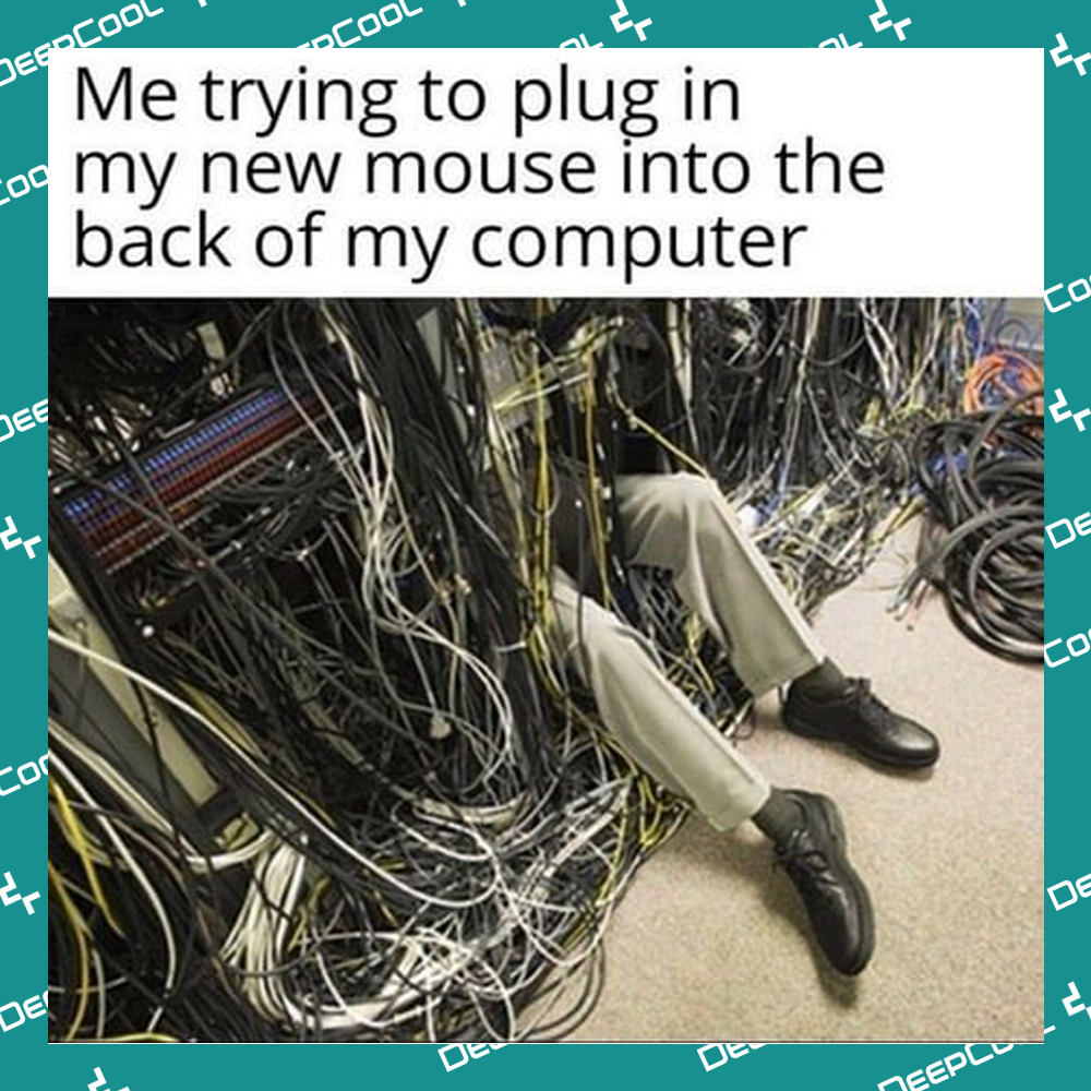 Deepcoolglobal's tweet photo. Since cables wanted to remain tangled up...

#deepcool #gamer #pcgamer #pcgaming #gamingcommunity #gamerlife #pcsetup #fyp #meme https://t.co/hHRjMFFrB2