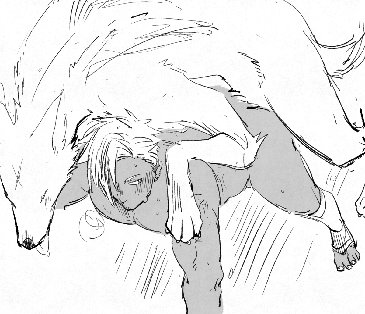 🐕×ハンター♂
サイズ感確認の落書き 