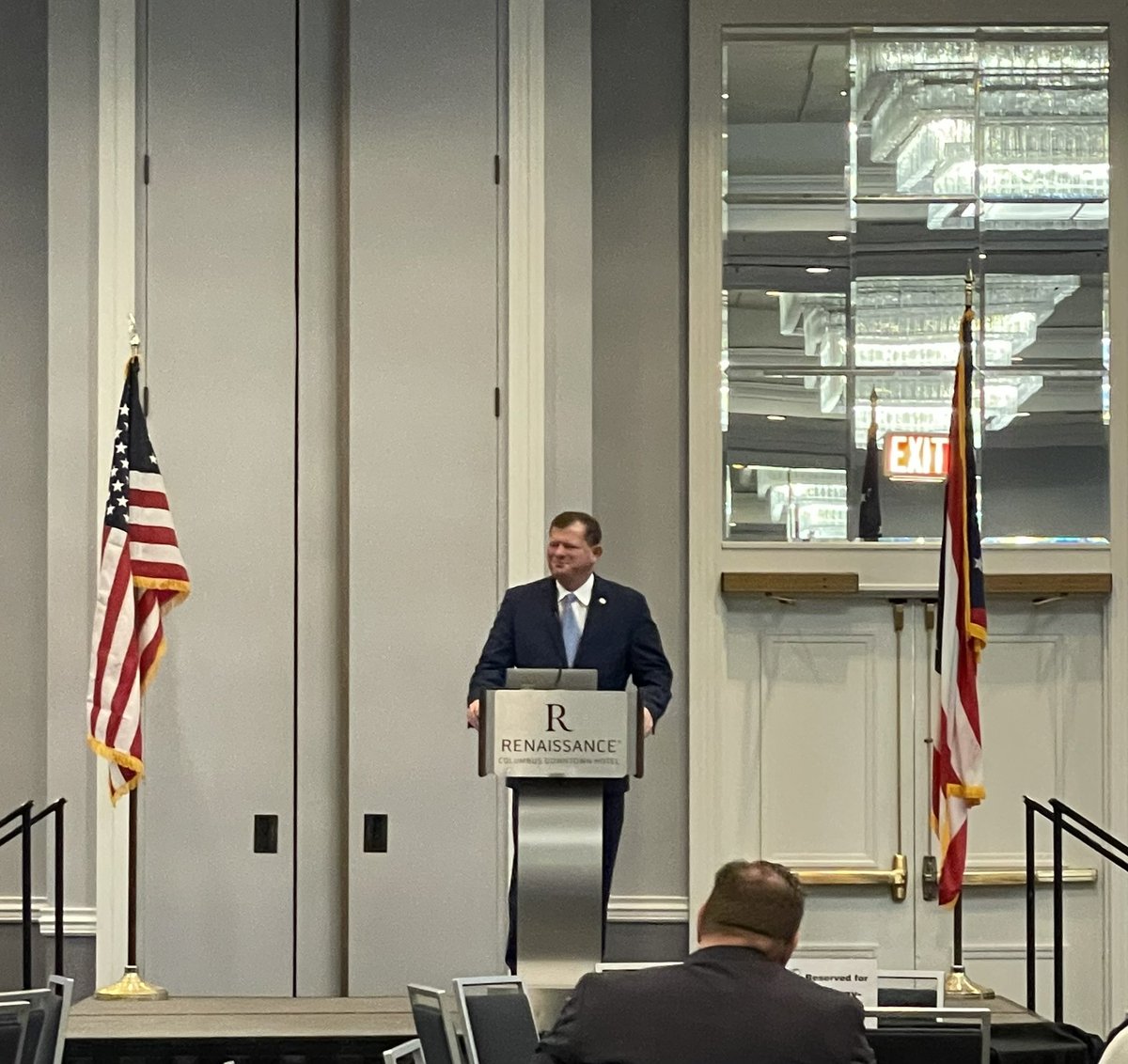 We’re honored to have Speaker Stephens to close our seminar. Thank you for you wisdom and support. #CareerTechOhio <a href="/OhioACTE/">Ohio ACTE</a> <a href="/OhioCCS_CTE/">Ohio CCS</a> <a href="/OhioACTS/">Ohio Association of Career Tech Superintendents</a>