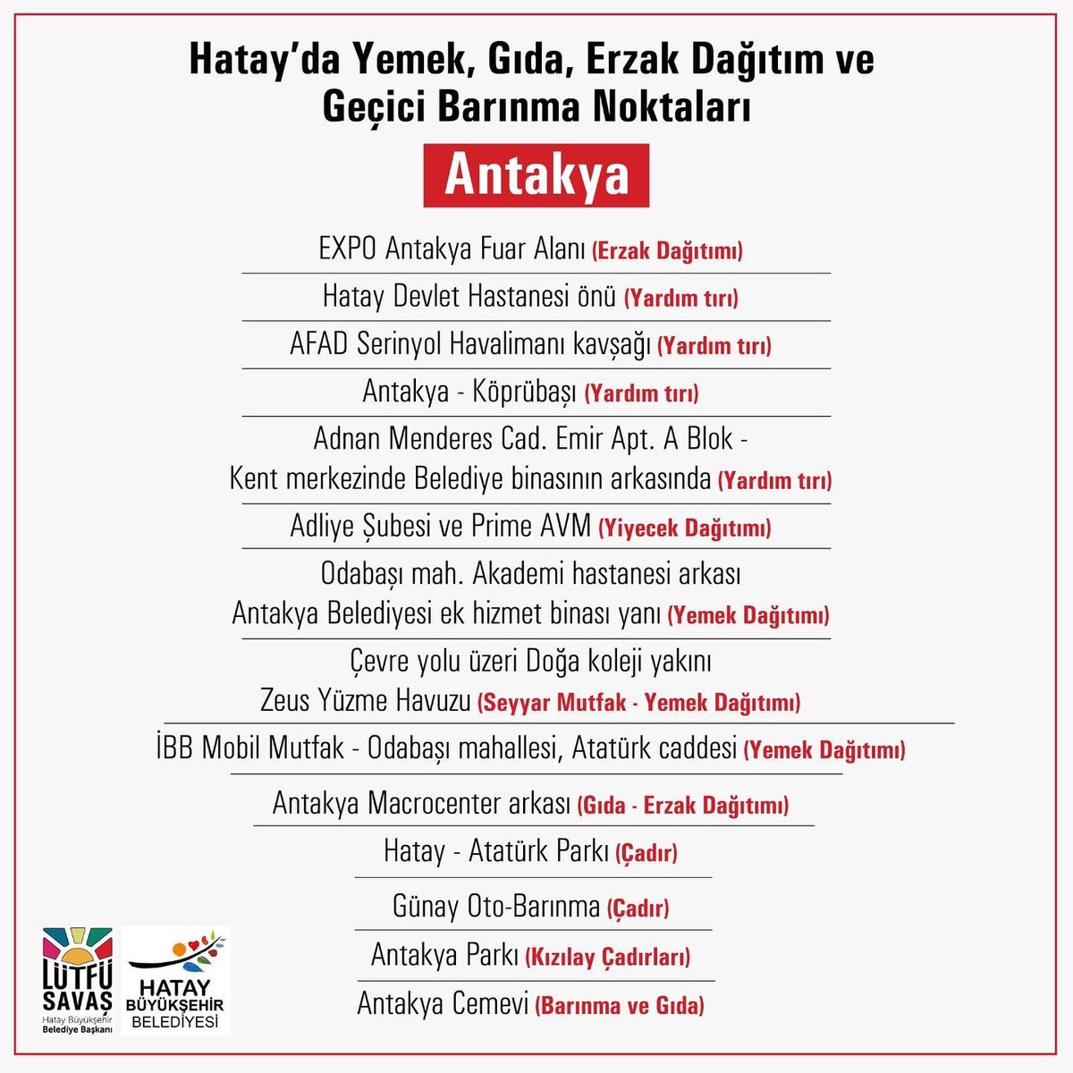 HatayBSB's tweet photo. Hemşehrilerimizin ihtiyaçları doğrultusunda listelerimizi güncelleyerek paylaşmaya devam edeceğiz. #hatay #deprem https://t.co/CTXgkLOlNS