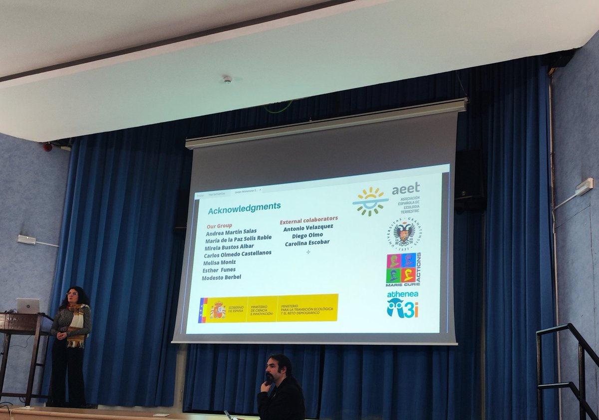 mabdelaziz_moha's tweet photo. Celia @ceeltii  also did a great work. I couldn't do a better talk, specially when i was an undergaduate! Very proud of our students! The project of @GarciaMunoz_Ana is just a great one! https://t.co/Q6BDhnrB8V