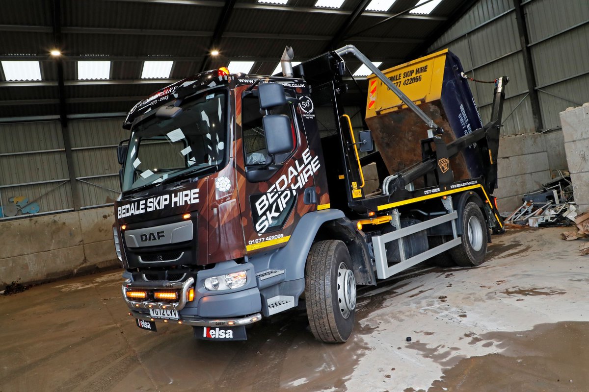A recent picture from our press release celebrating Bedale Skip Hires's 50 years in service.

#Harsh #Skiploader #Waste