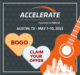 Vertafore's tweet photo. It’s almost #ValentinesDay... and what better way to show our love than a BOGO registration deal for Accelerate, powered by @NetVU_Now! 💕
Register by Feb. 14, using code ACC23BOGO, and you’ll get a second registration on us! #AccelerateNow
https://t.co/kzBy0bZRLt https://t.co/klkoPc0mNg